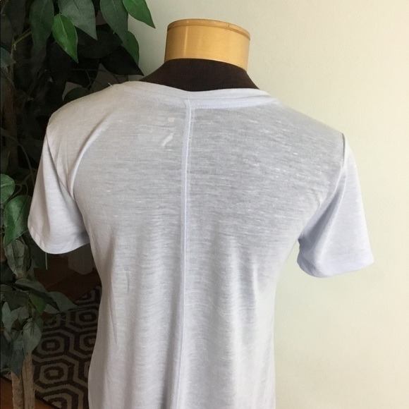 Tek Gear Medium baby blue v neck short sleeve tee - Picture 6 of 10